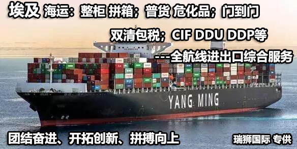 埃及海運專線 埃及空運價格 埃及快遞查詢 埃及?？砧F多式聯運國際貨運代理